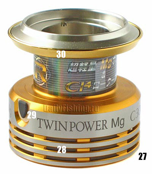 shimano 09 twin power mg spool
