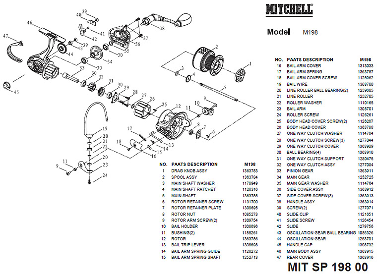 mitchell 198 schematics