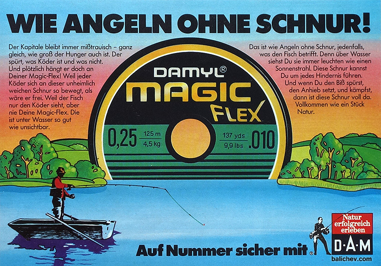 damyl magic flex angeln ohne schnur