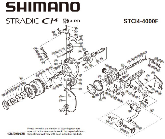 shimano stradic ci4 схема