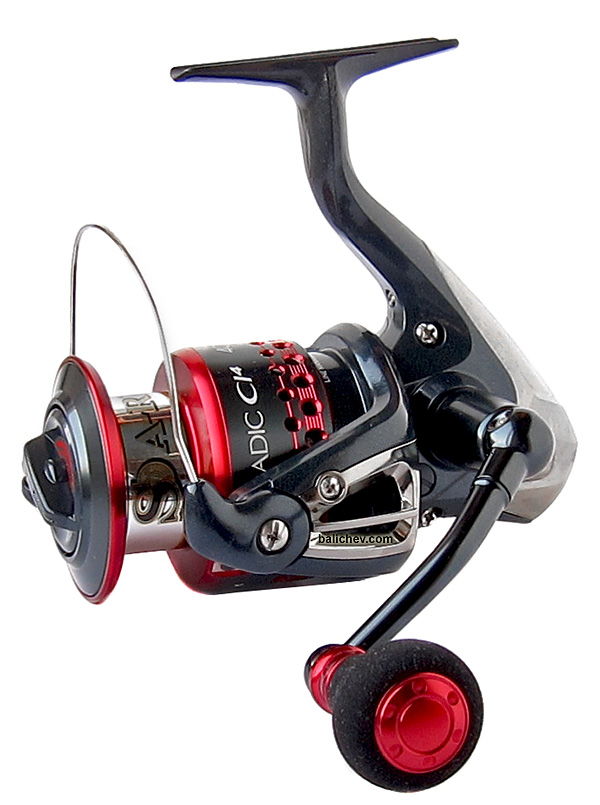 thumbnail image 2 of Ultimate Jigging PRK-30mm Handle Knob For Shimano Spinning Reels – Red/Silver, Alloy Steel 2 of 5