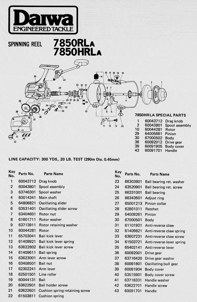 daiwa 7850 schematic