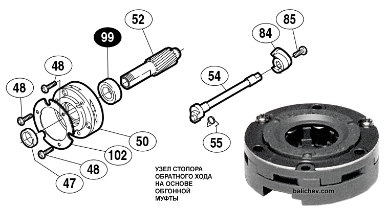 shimano 02 biomaster обгонная муфта