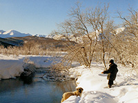 ловля зимой по открытой воде