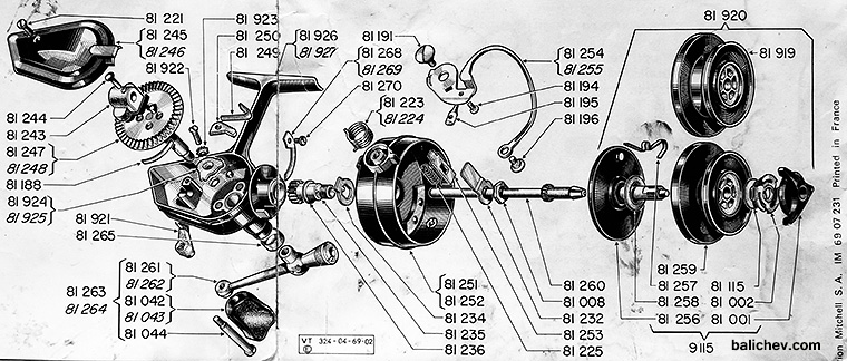 mitchell 324 schematic diagram 1969