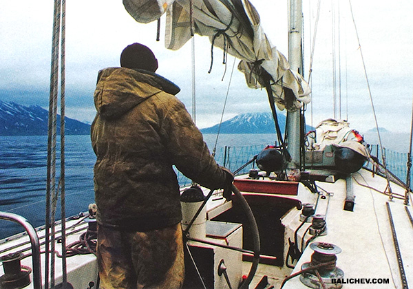 на яхте камчатка