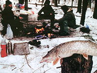 у рыбацкого костра