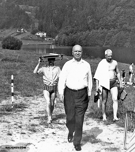 на водохранилище