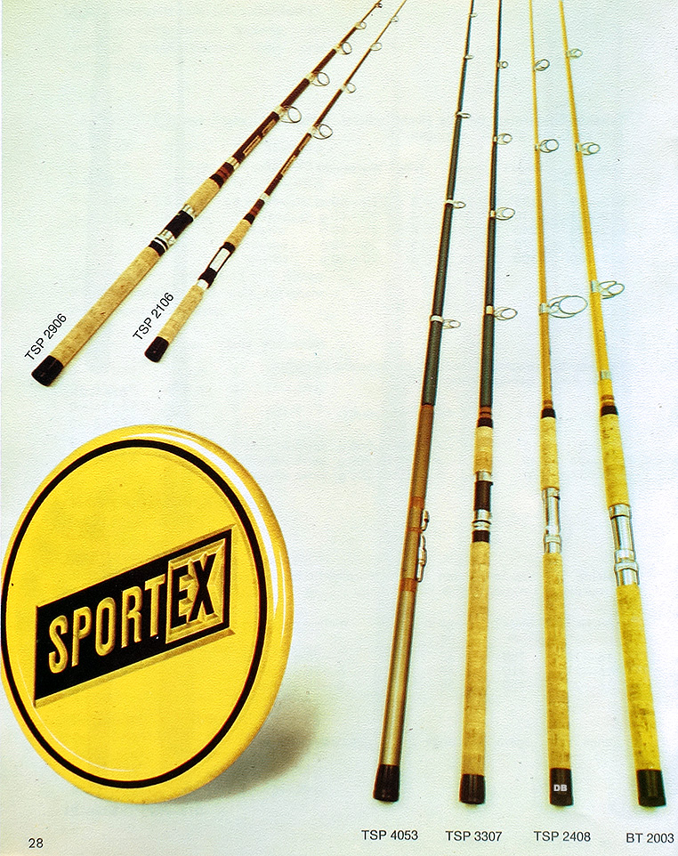 удилища sportex 70-е годы