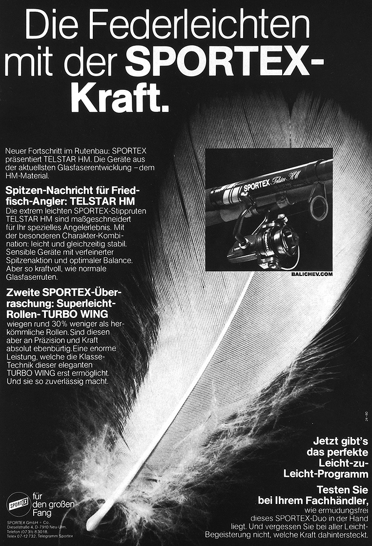 sportex turbo wing spinning reel