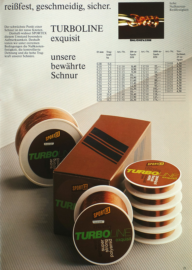 sportex turboline exquisit fishing line