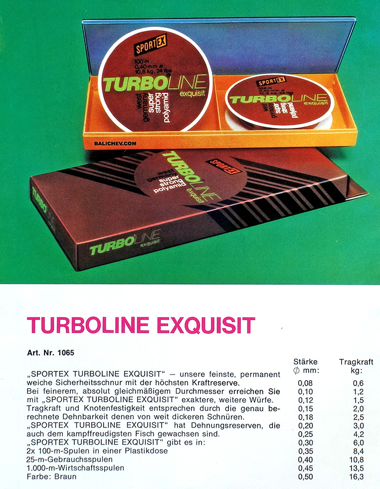 sportex turboline exquisit katalog